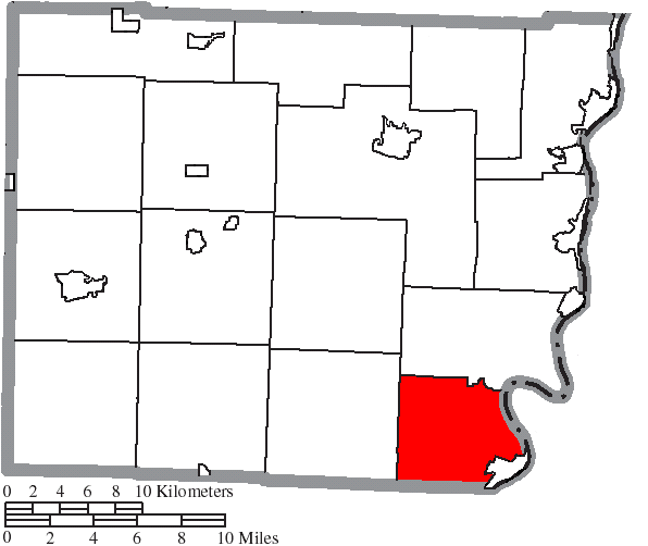 Locator map of York