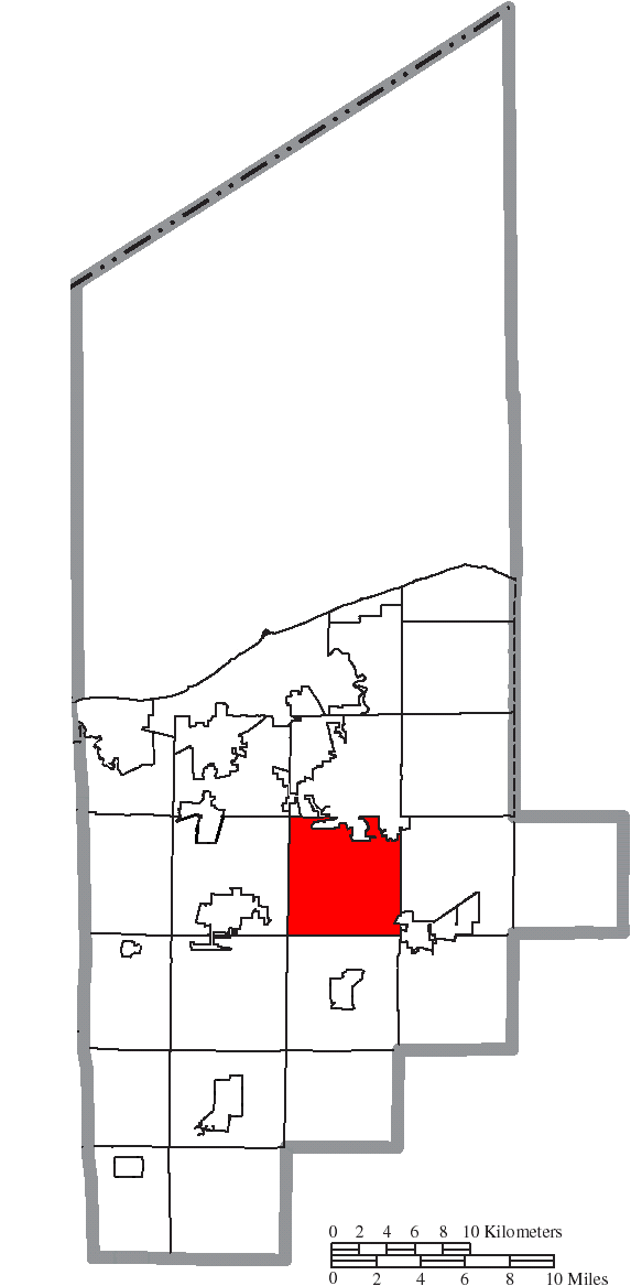 Locator map of Carlisle