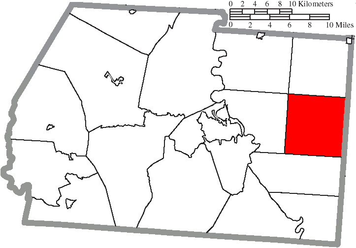 Locator map of Harrison