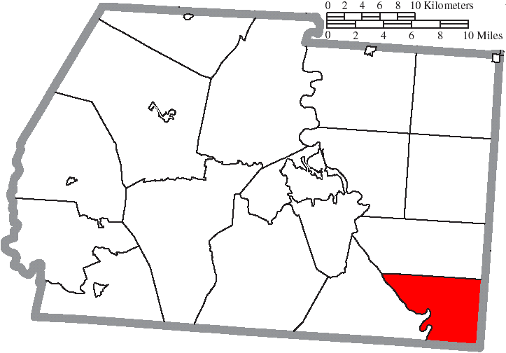 Locator map of Jefferson
