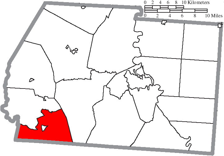 Locator map of Paxton