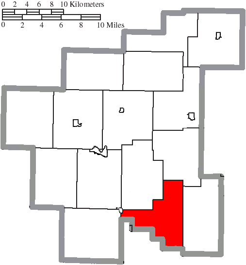 Locator map of Jefferson