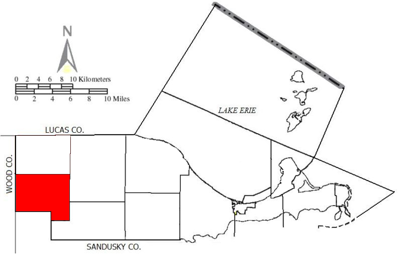 Locator map of Clay