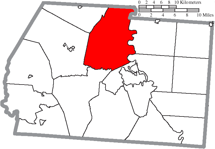 Locator map of Union