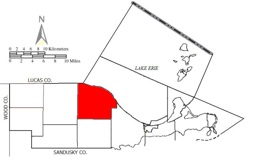 Locator map of Carroll
