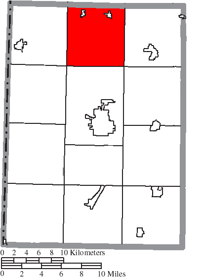 Locator map of Monroe