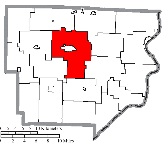 Locator map of Center