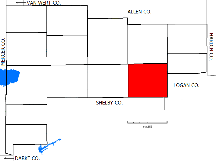 Locator map of Clay
