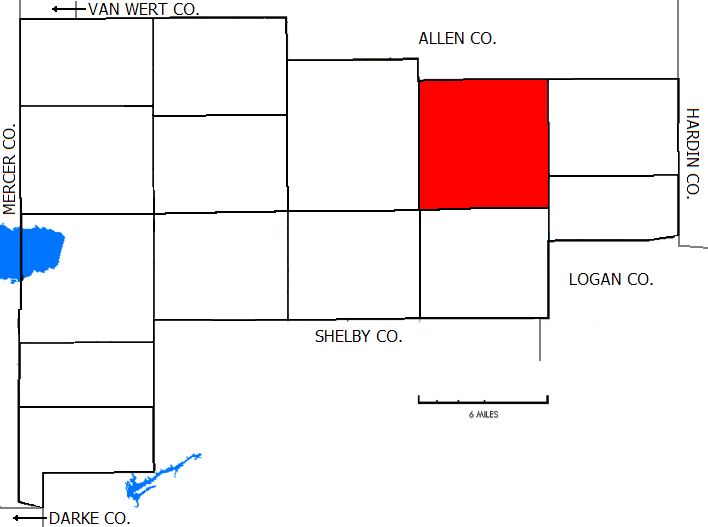 Locator map of Union