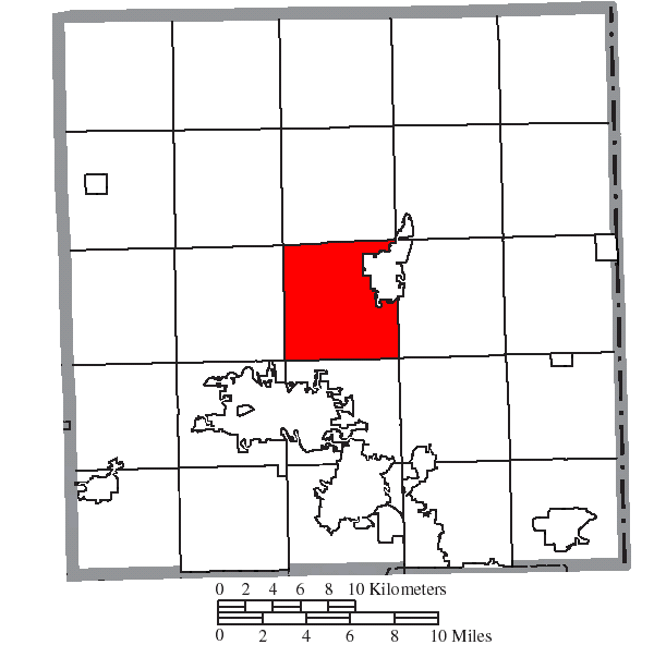 Locator map of Bazetta
