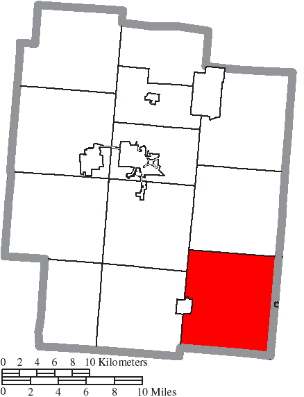 Locator map of Madison