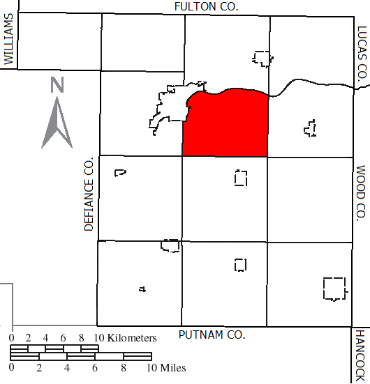 Locator map of Harrison
