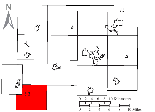 Locator map of Jennings