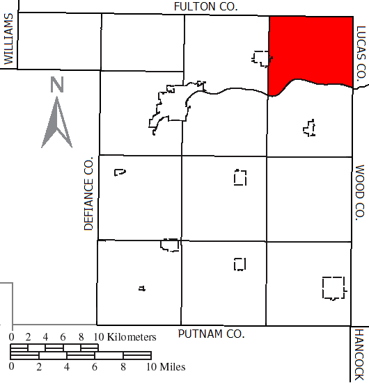 Locator map of Washington