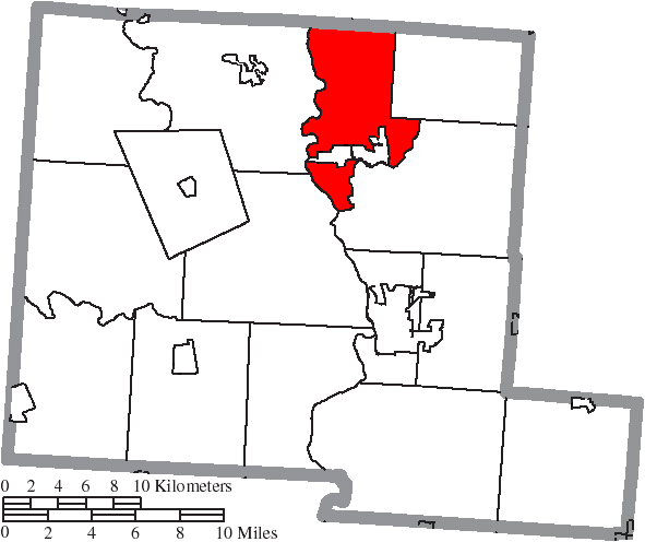 Locator map of Harrison