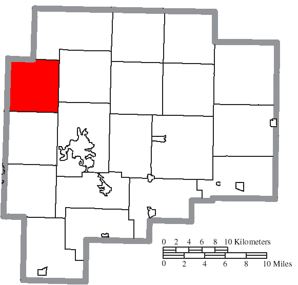 Locator map of Knox