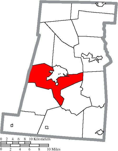 Locator map of Union