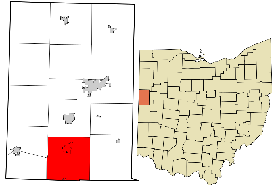 Locator map of Granville