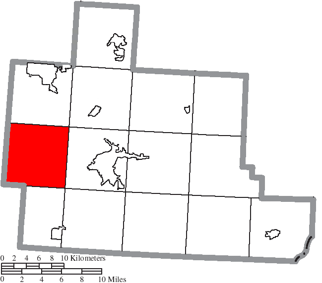 Locator map of Waterloo