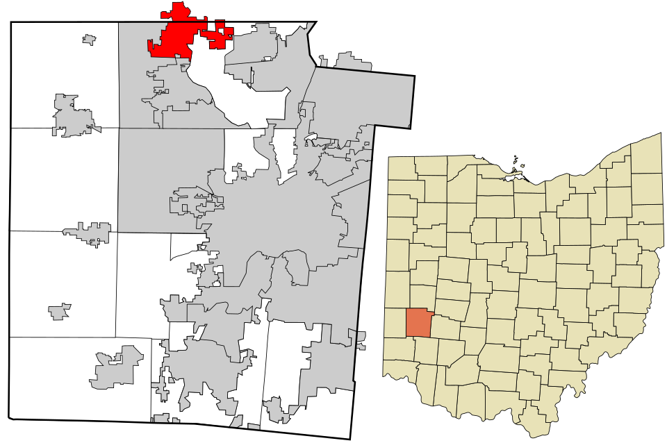 Locator map of Union