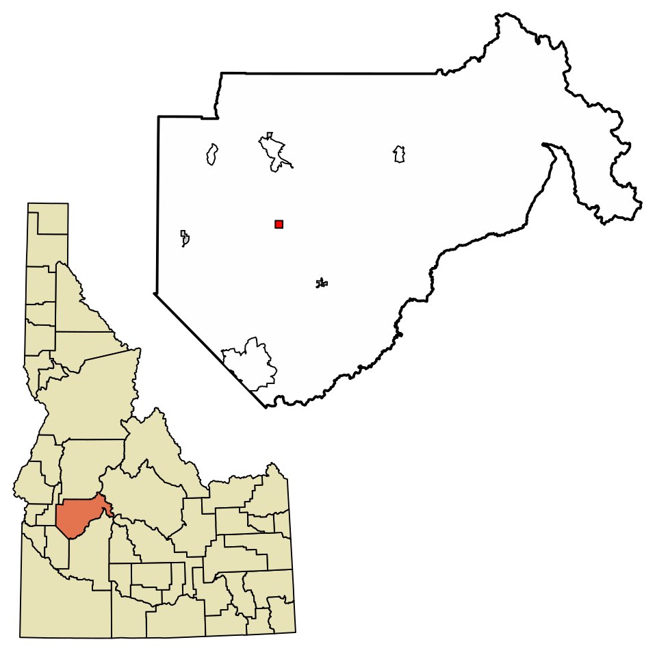 Locator map of Placerville