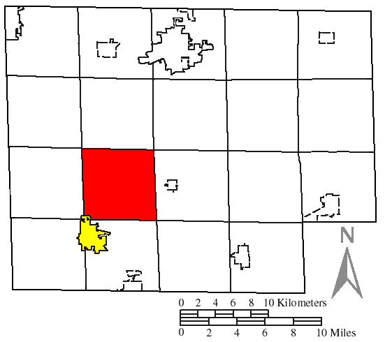 Locator map of Greenfield