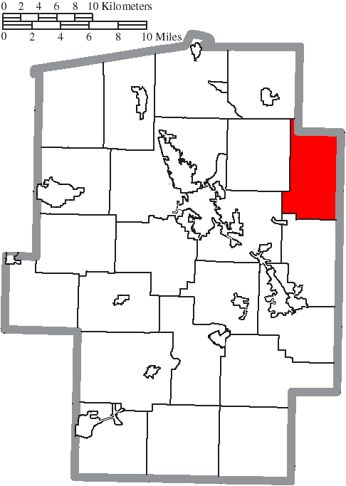 Locator map of Warren