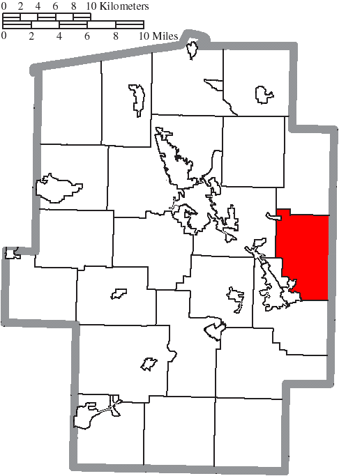 Locator map of Union