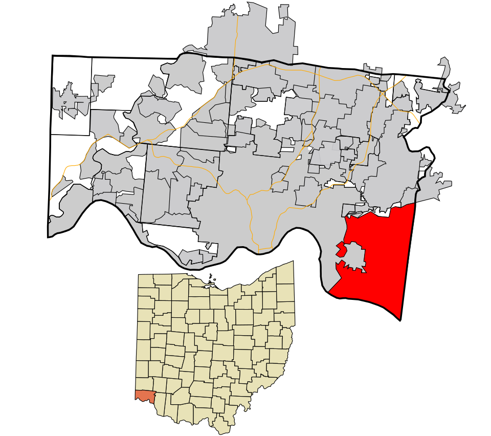 Locator map of Anderson