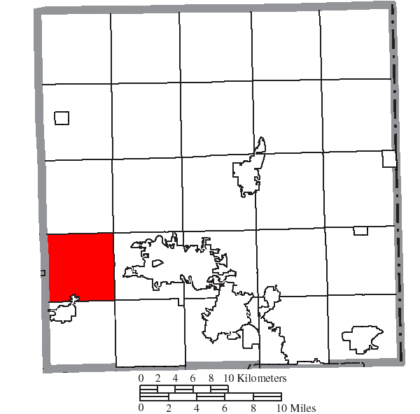 Locator map of Braceville