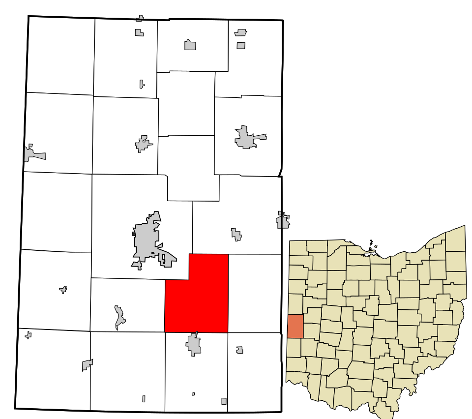 Locator map of Van Buren