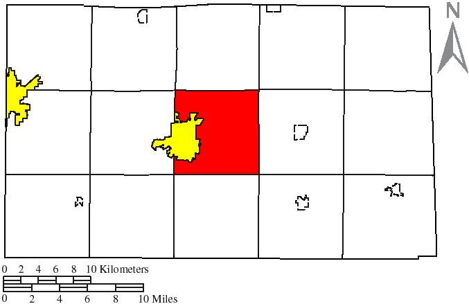 Locator map of Clinton