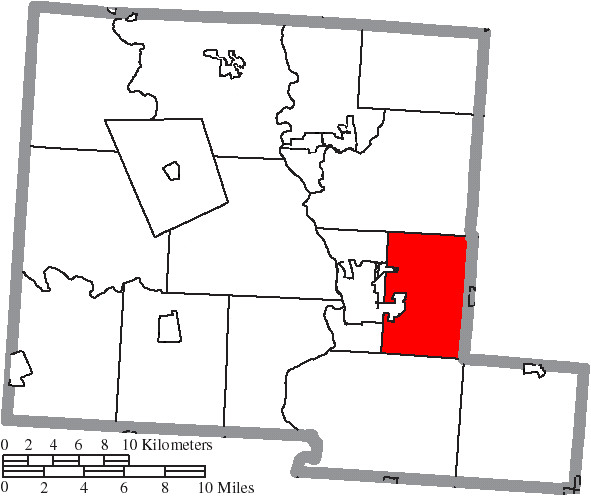 Locator map of Washington