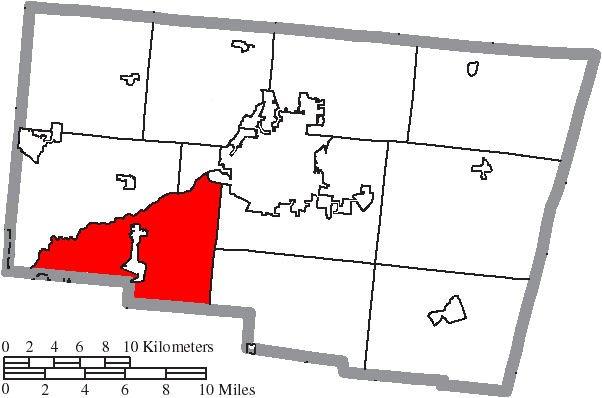 Locator map of Mad River