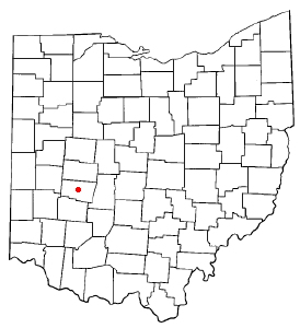 Locator map of Springfield