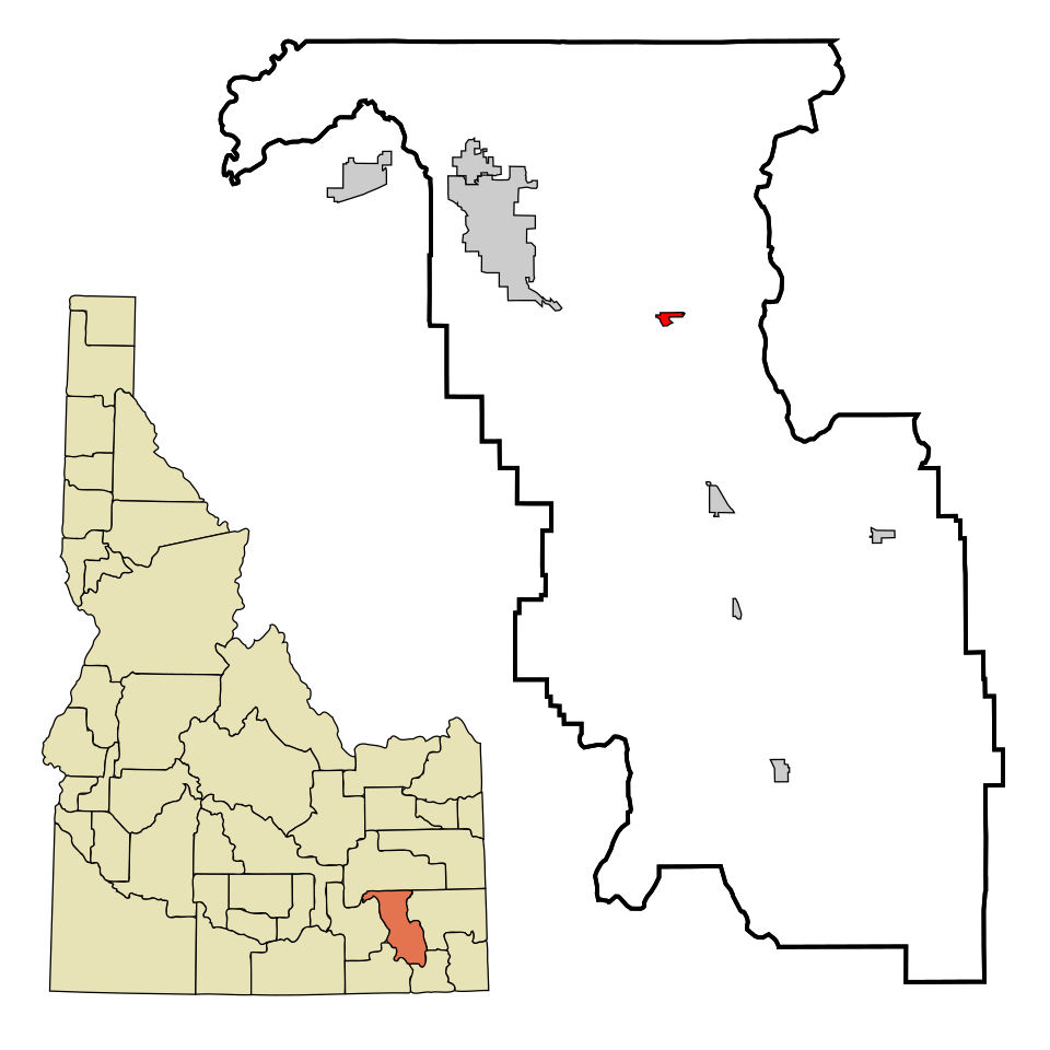 Locator map of Inkom