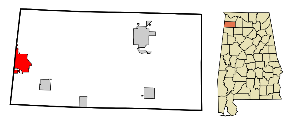 Locator map of Red Bay