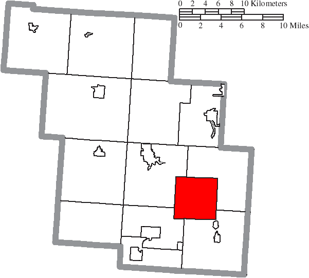 Locator map of Pleasant