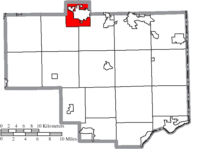 Locator map of Perry