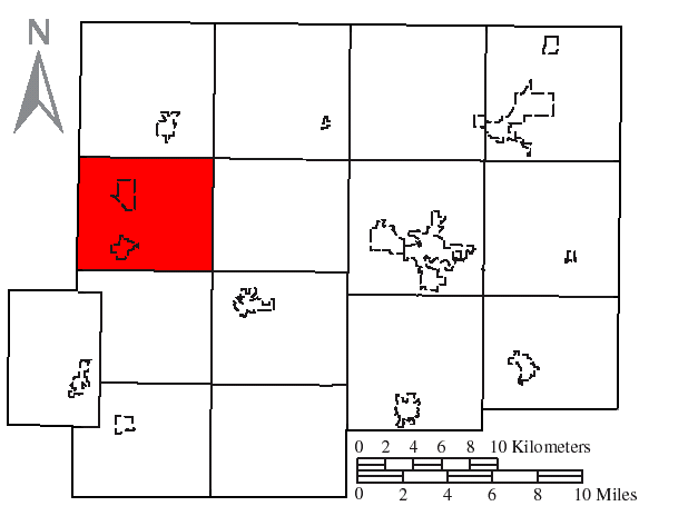 Locator map of Perry