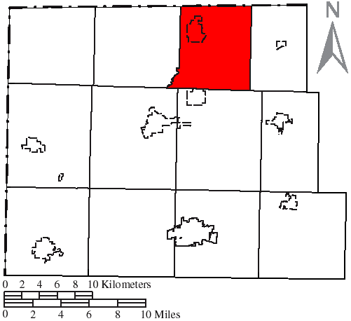 Locator map of Madison