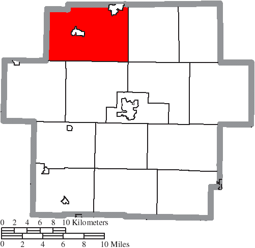 Locator map of Brown