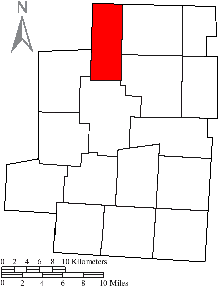 Locator map of Washington