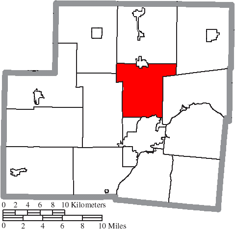 Locator map of Franklin