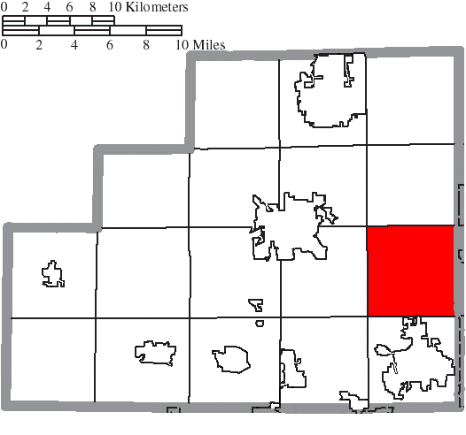 Locator map of Sharon