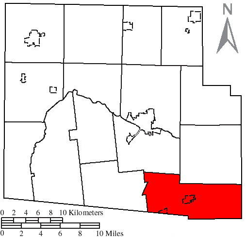 Locator map of Hale
