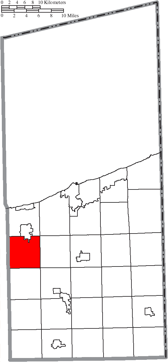 Locator map of Harpersfield
