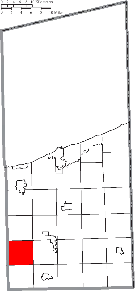 Locator map of Hartsgrove