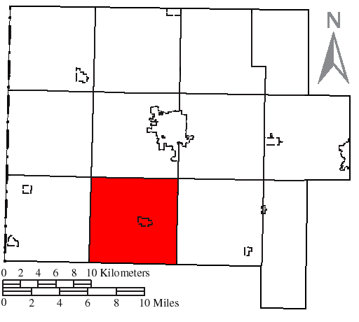 Locator map of Liberty