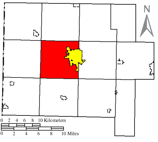 Locator map of Pleasant